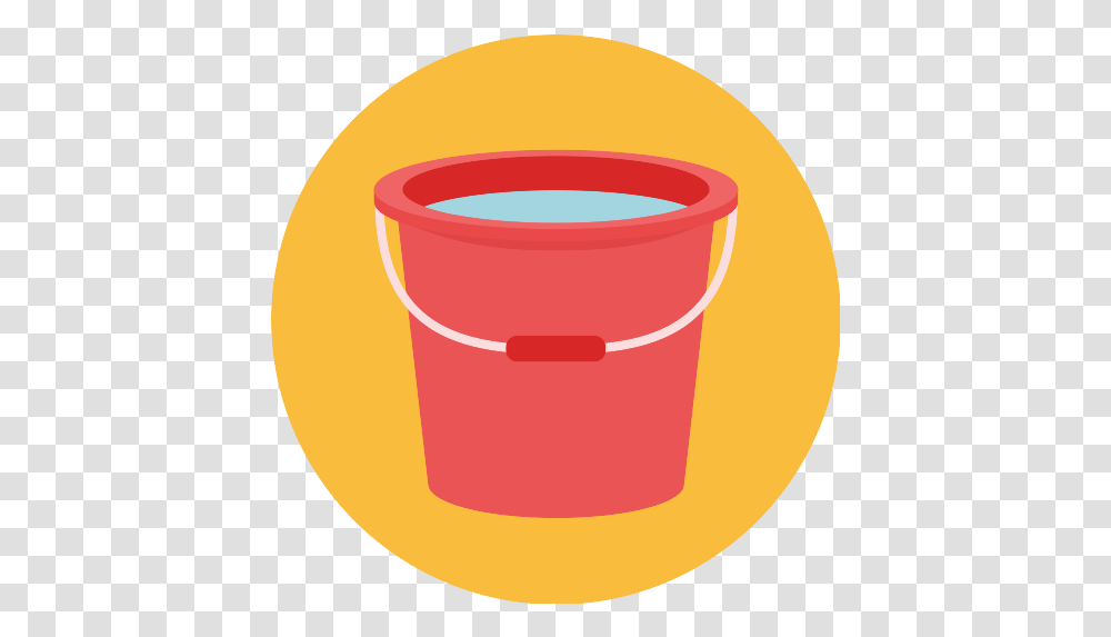 Bucket Icon Use Bucket To Save Water, Tape Transparent Png