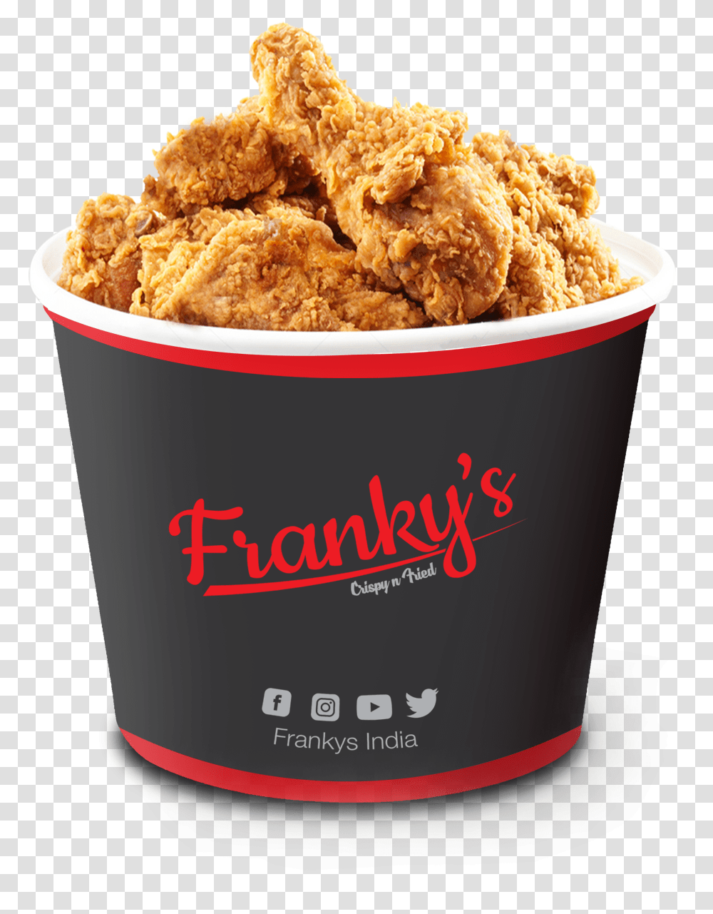 Bucket Of Chicken Flour And Chicken Background, Fried Chicken, Food, Nuggets Transparent Png