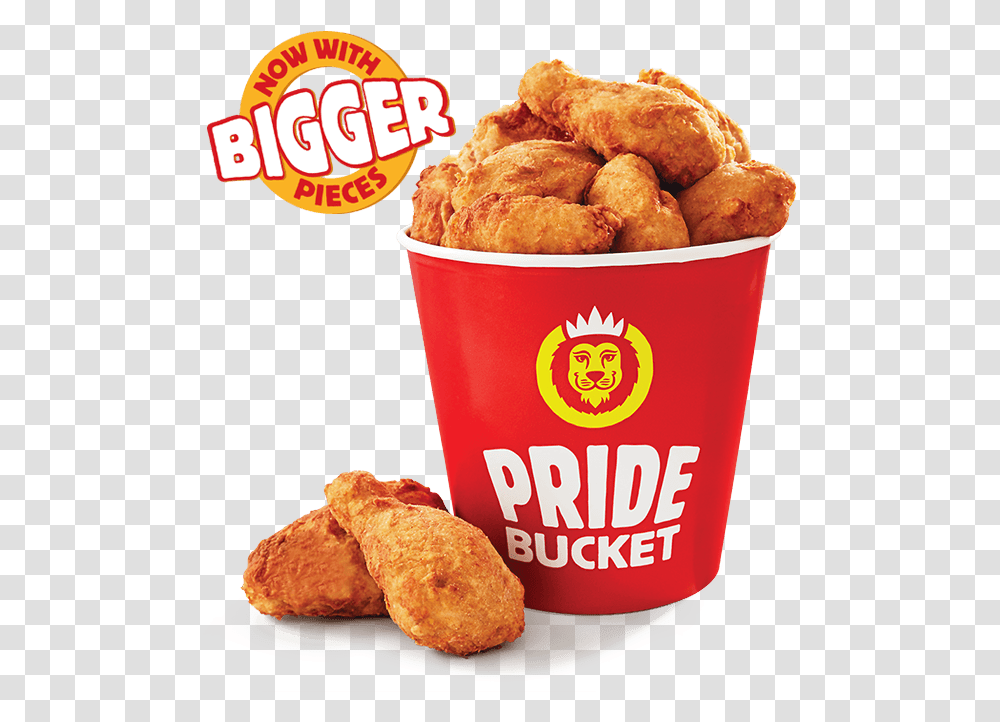 Bucket Of Fried Chicken Hungry Lion Pride Bucket, Nuggets, Food Transparent Png