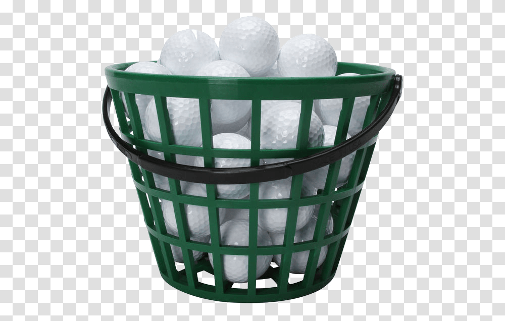 Bucket Of Golf Balls, Crib, Furniture, Sport, Sports Transparent Png
