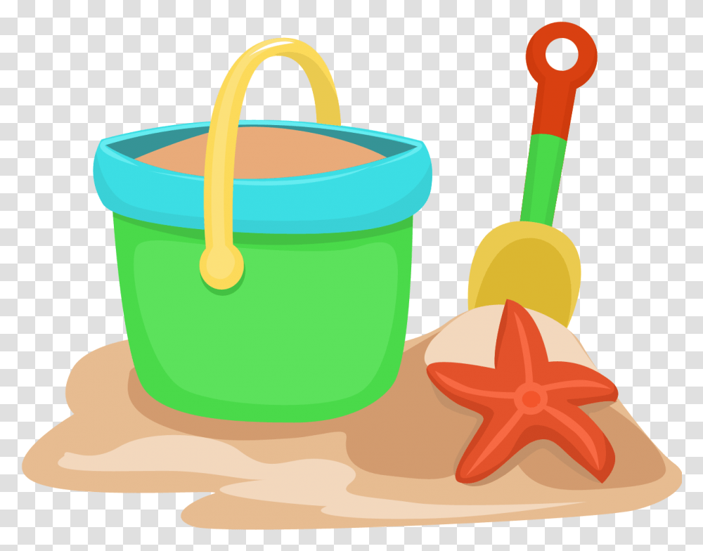 Bucket Of Water Clipart Clipart Beach Fun, Birthday Cake, Dessert, Food, Sea Life Transparent Png