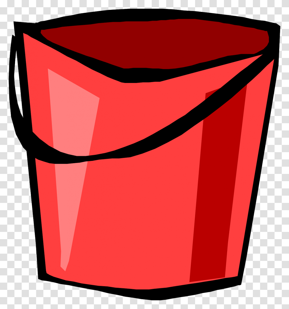 Bucket Red Tool Free Picture Red Bucket Clipart, Bag, Shopping Bag, Tote Bag Transparent Png