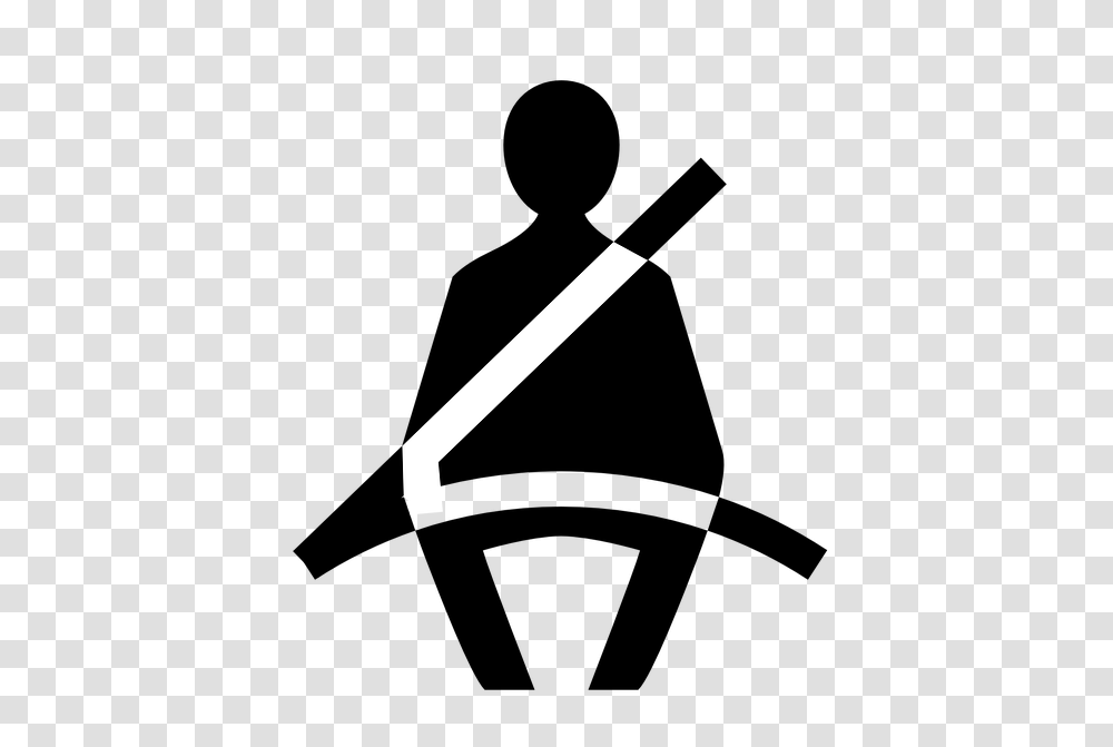 Buckle Up A Message To People Who Forgo The Seat Belt, Silhouette Transparent Png