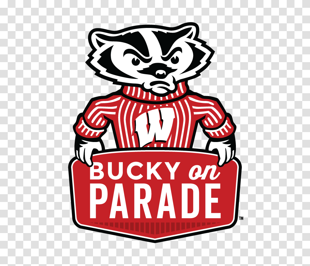 Bucky On Parade Public Art Project Featuring Bucky Badger Coming, Label, Plant, Performer Transparent Png