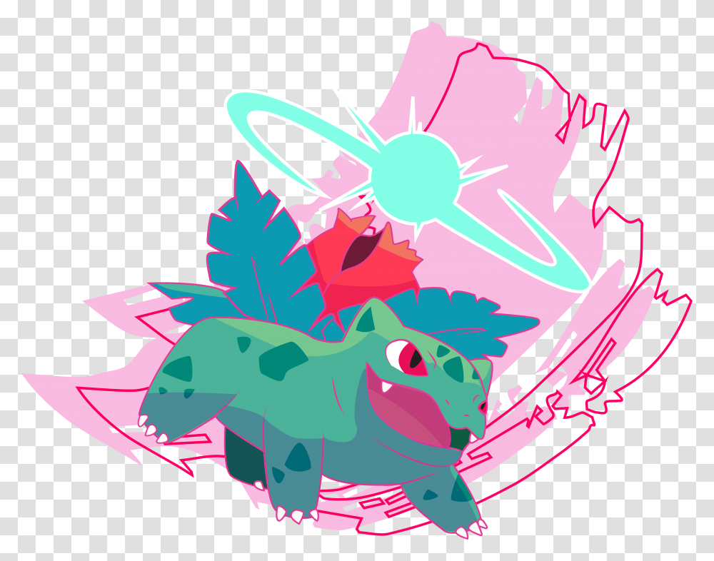 Bucky The Ivysaur Oc Pokemon, Graphics, Art, Floral Design, Pattern Transparent Png