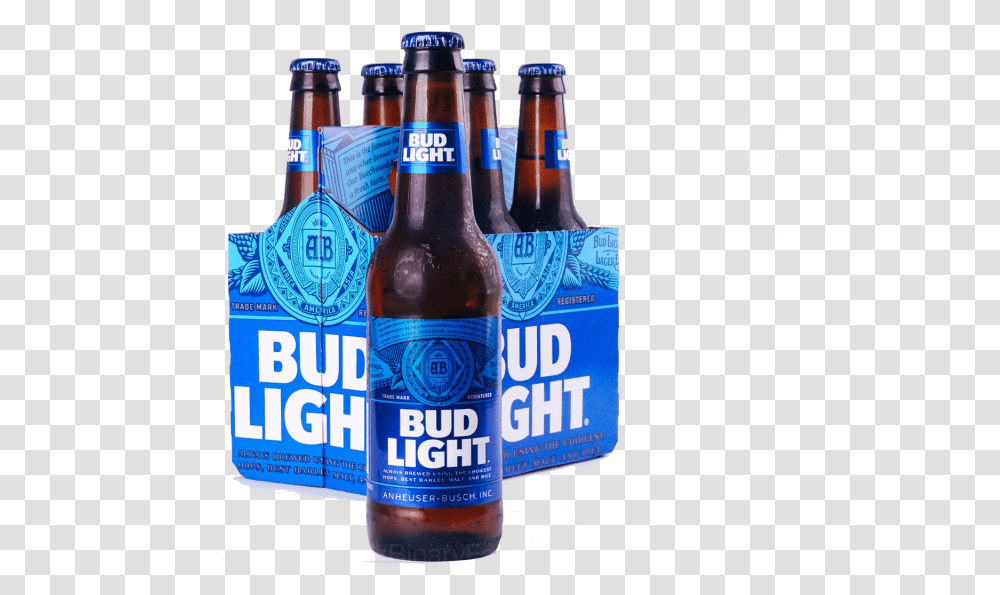 Bud Light Bottle Bud Light Bottle, Beer, Alcohol, Beverage, Drink Transparent Png