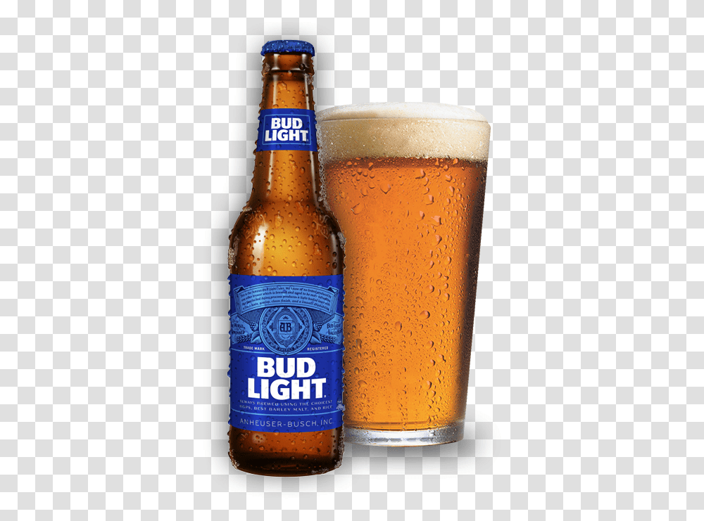 Bud Light Bottle Low Calorie Beer, Alcohol, Beverage, Drink, Glass Transparent Png