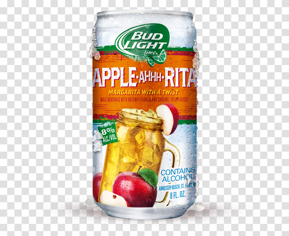 Bud Light Cherry Ahh Rita, Plant, Food, Apple, Beer Transparent Png