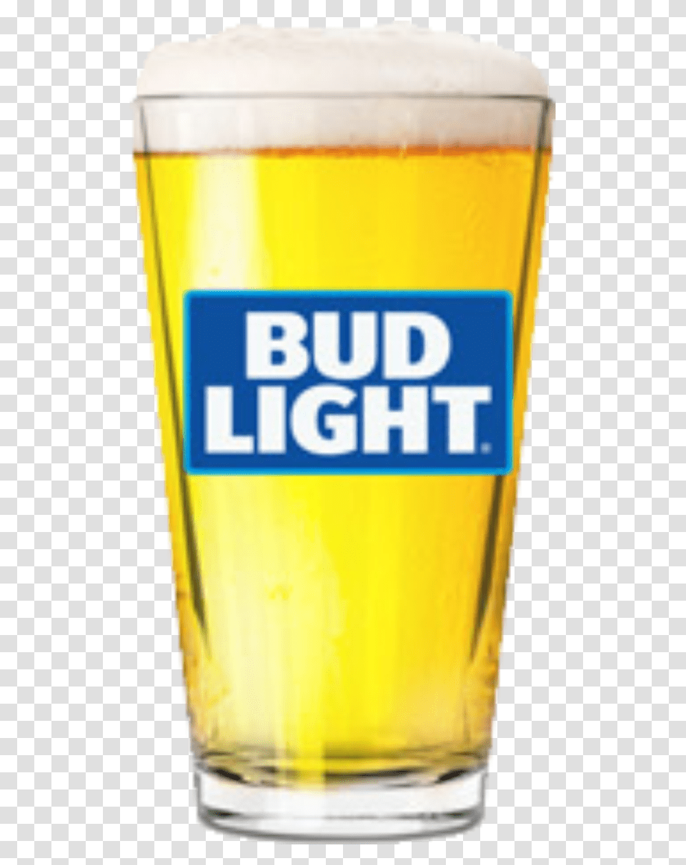 Bud Light Draft Beer, Alcohol, Beverage, Drink, Glass Transparent Png