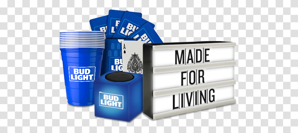 Bud Light House Party Kit Bud Light Made For Living, Word, Text, Symbol, Label Transparent Png