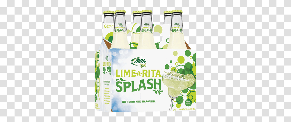 Bud Light Lime Arita Splash Budweiser Bud Light Lime A Rita Splash, Beverage, Drink, Alcohol, Beer Transparent Png