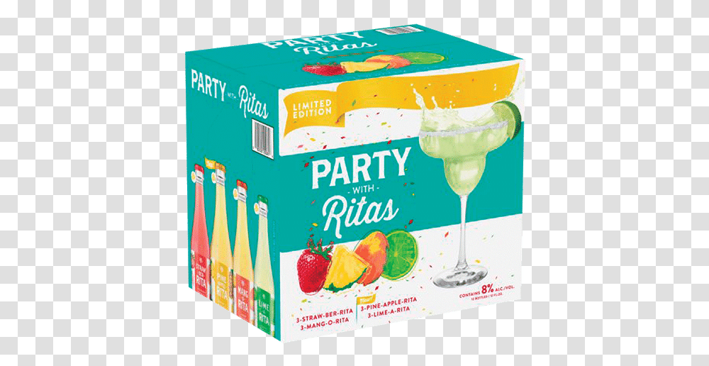 Bud Light Lime Party With The Ritas Bud Light Rita Party Pack, Beverage, Drink, Cocktail, Alcohol Transparent Png