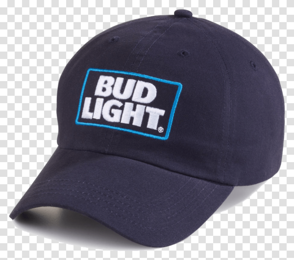 Bud Light Navy Cap Baseball Cap, Clothing, Apparel, Hat Transparent Png