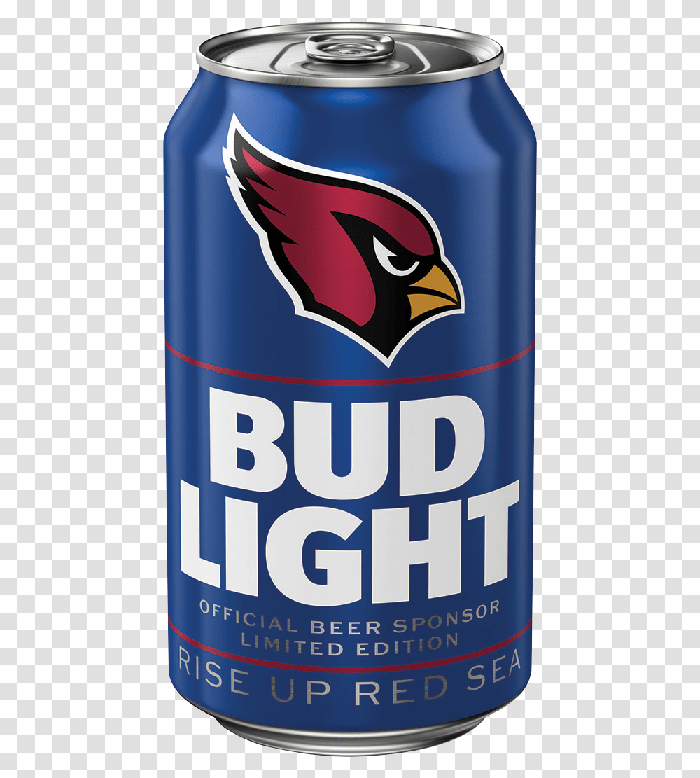 Bud Light Nfl Team Cans For 2019 Season Arizona Cardinals, Tin, Aluminium, Spray Can, Soda Transparent Png
