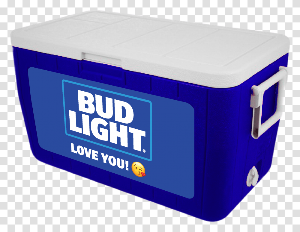 Bud Light Personalized 48 Qt Cooler Box, Appliance, Machine Transparent Png