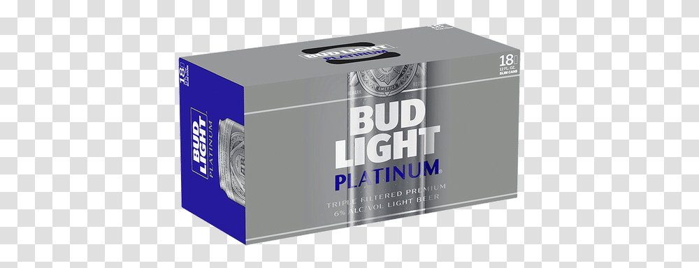 Bud Light Platinum Box, Paper, Carton, Cardboard Transparent Png
