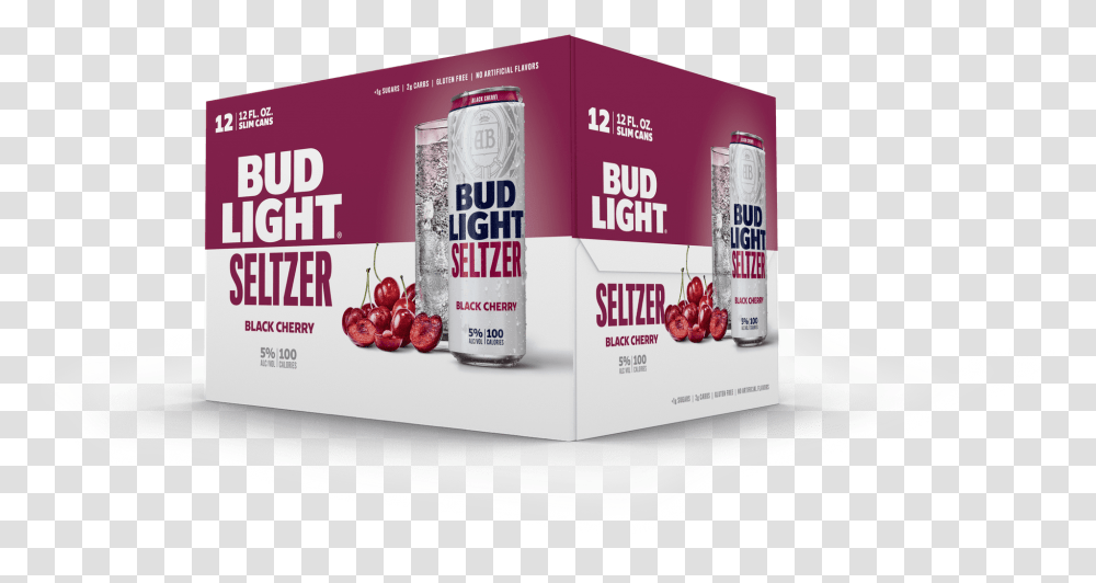 Bud Light Seltzer Black Cherry 12pk Cans Bud Light Seltzer Black Cherry, Label, Text, Tin, Plant Transparent Png