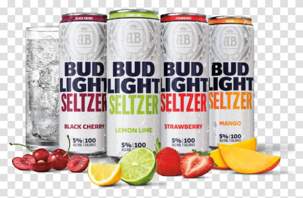 Bud Light Seltzer, Food, Citrus Fruit, Plant, Tin Transparent Png