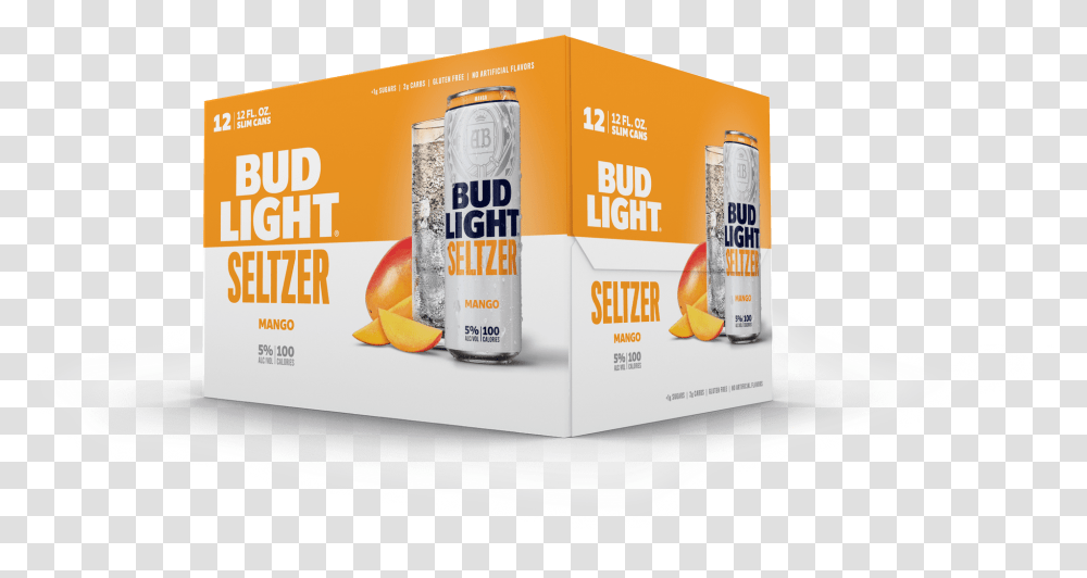 Bud Light Seltzer Mango 12 Bud Light Seltzer Strawberry 12 Pack, Beverage, Bottle, Box, Carton Transparent Png
