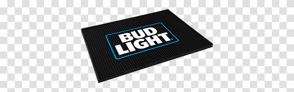 Bud Light Square Bar Mat Bud Light Accessories Bar, Label, Text, Electronics, Sticker Transparent Png