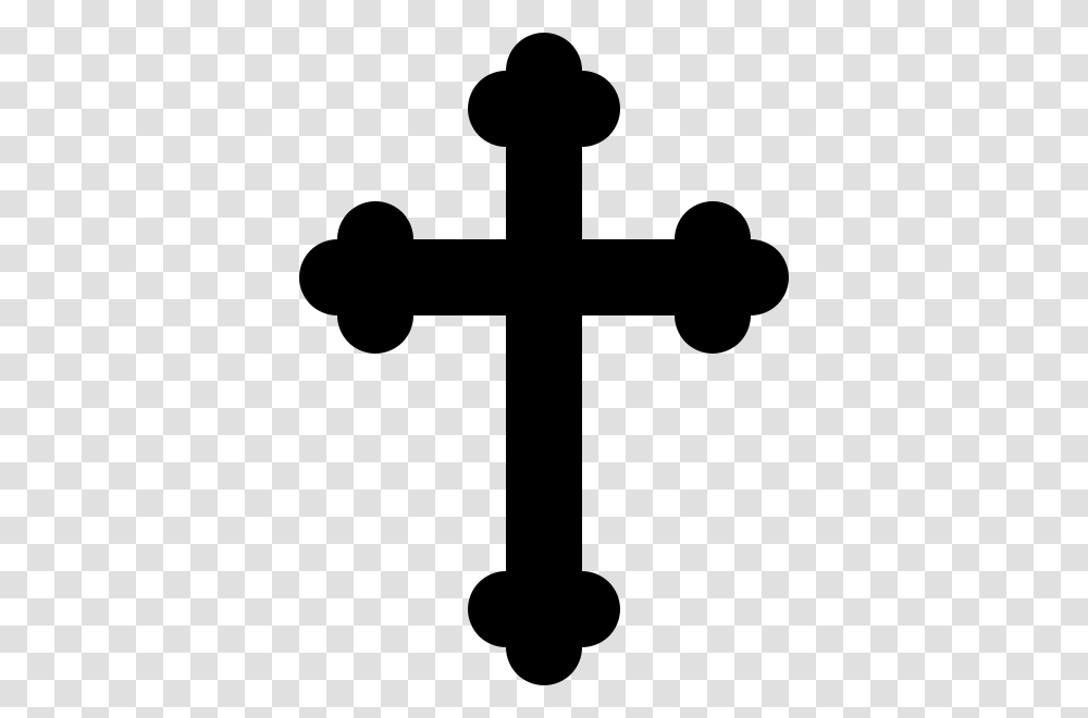 Budded Cross Also Known As The Apostles Cross, Gray, World Of Warcraft Transparent Png
