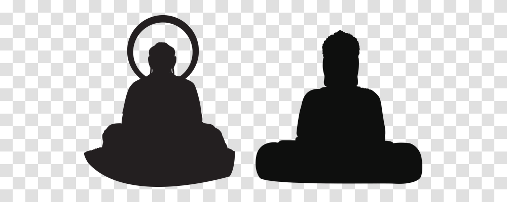 Buddha Religion, Silhouette, Person, Human Transparent Png