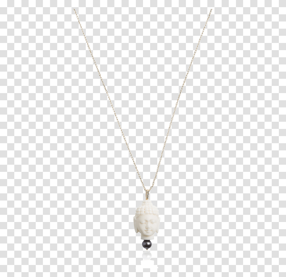 Buddha And Black Pearl Necklace Silber Ketten Bijou Brigitte, Pendant, Jewelry, Accessories, Accessory Transparent Png