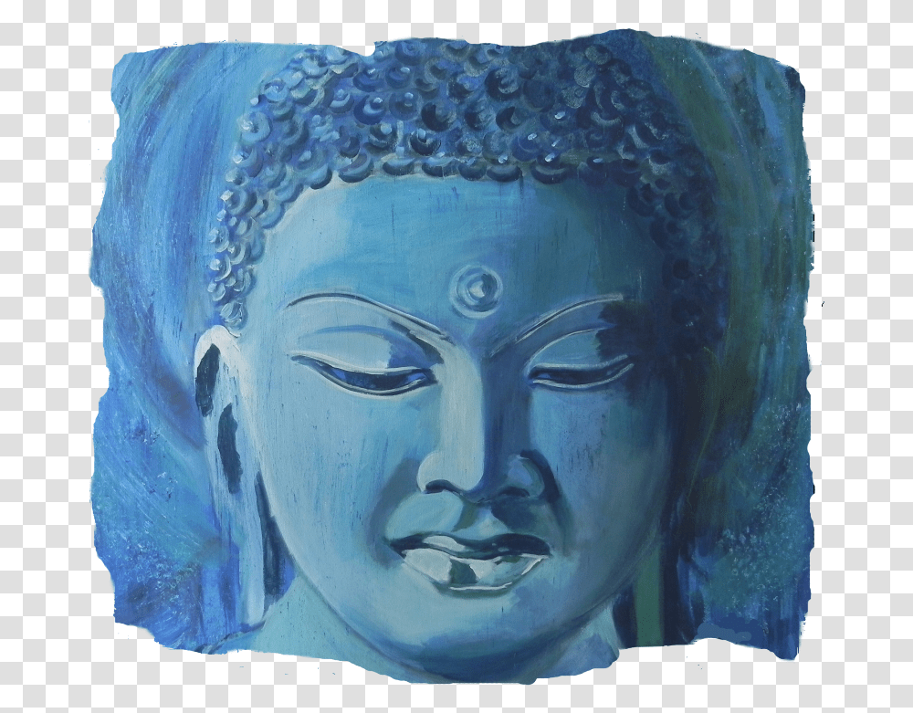 Buddha Blue Art Gautama Buddha, Worship, Painting, Head, Architecture Transparent Png