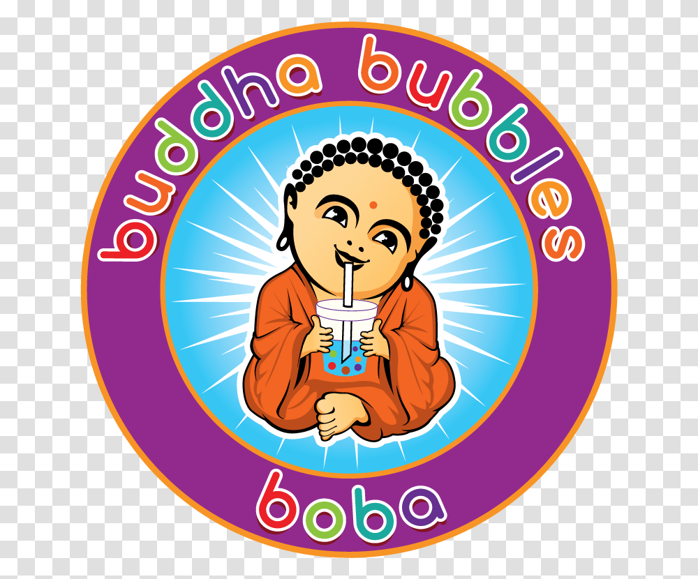 Buddha Boba, Logo, Trademark, Label Transparent Png