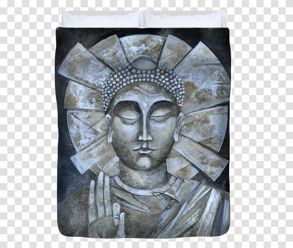 Buddha Duvet Relief, Head, Worship, Architecture Transparent Png