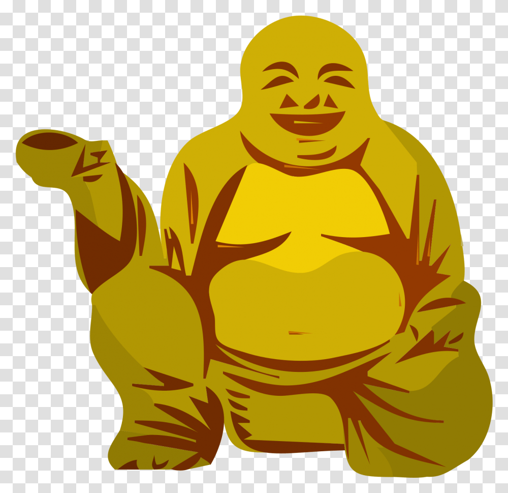 Buddha With Cup Clip Arts Buddha Cartoon No Background, Worship, Person, Human, Prayer Transparent Png