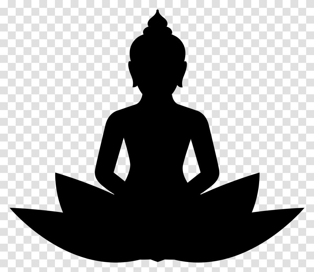 Buddhism Buddhist Meditation Clip Art Vector Graphics, Gray, World Of Warcraft Transparent Png