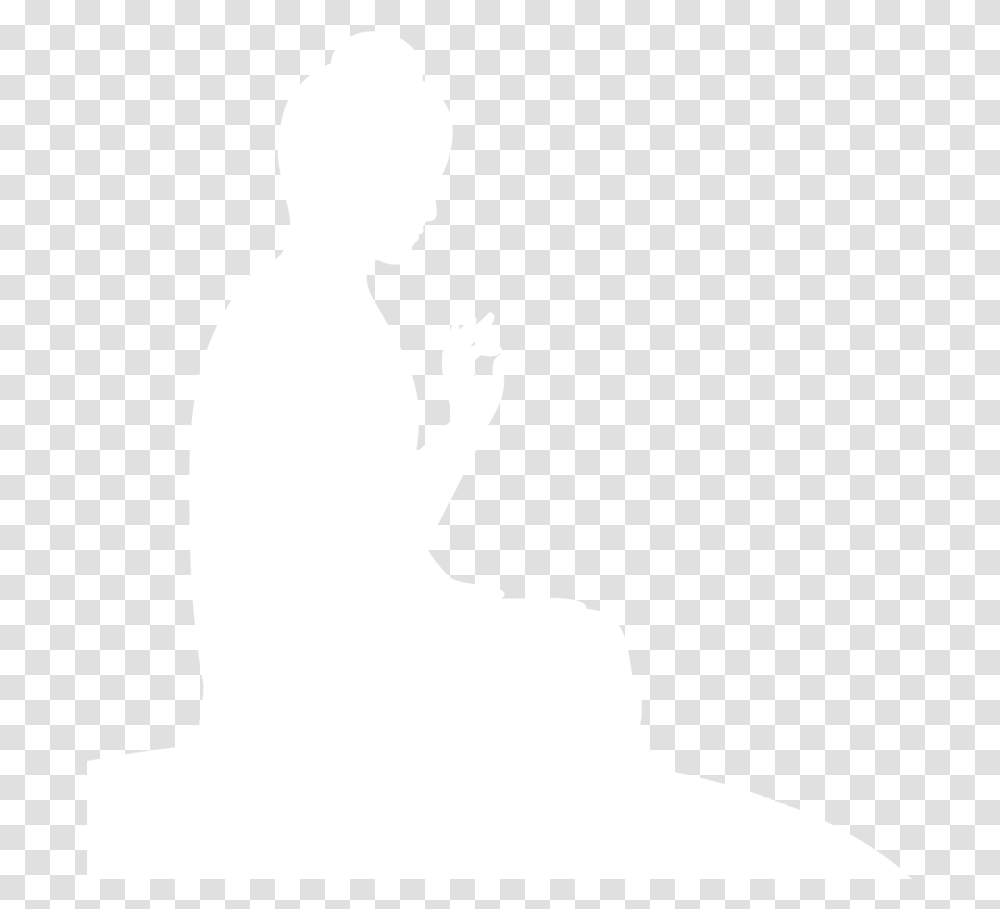 Buddhism, Person, Human, Silhouette, Kneeling Transparent Png