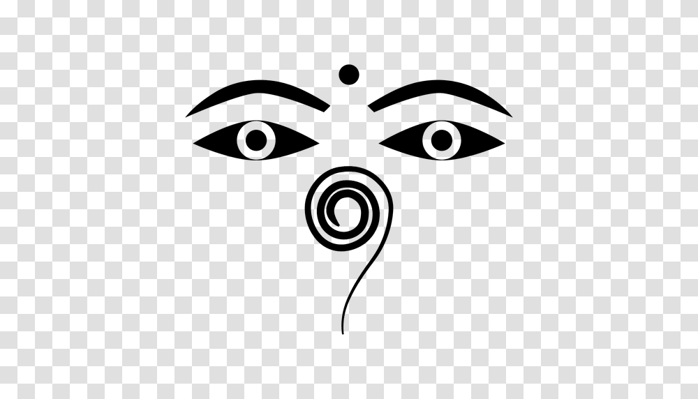 Buddhist Buddha Eyes Icon, Green, Spiral Transparent Png