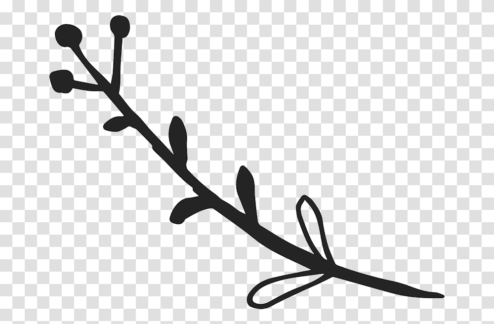 Budding Leaf Branch Rubber Stamp Clipart Download Budding Branch Svg, Scissors, Blade, Weapon, Weaponry Transparent Png