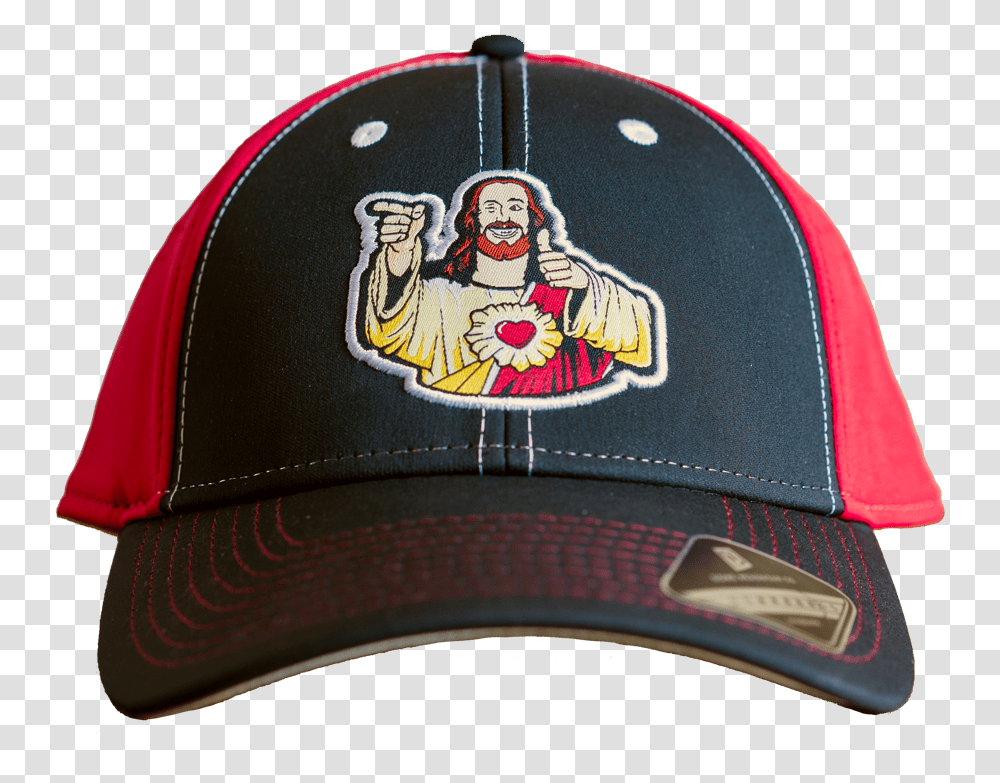 Buddy Christ Baseball Cap Baseball Cap, Clothing, Apparel, Hat, Logo Transparent Png