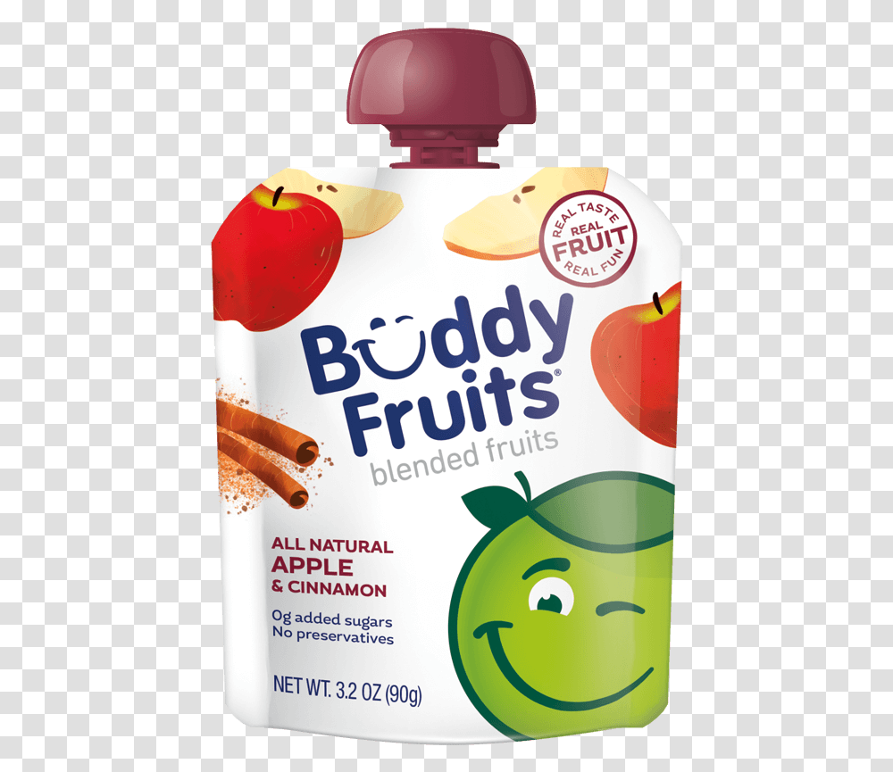 Buddy Fruits Apple Sauce Nutrition And Description Chick Natural Foods, Beverage, Drink, Helmet, Clothing Transparent Png