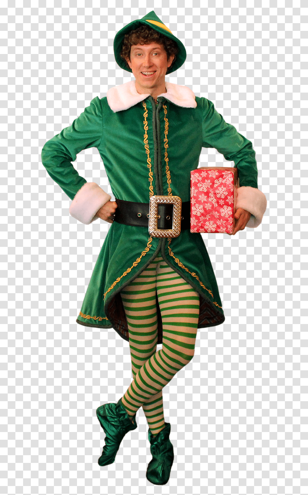 Buddy The Elf Buddy The Elf Background, Costume, Person, Sleeve Transparent Png