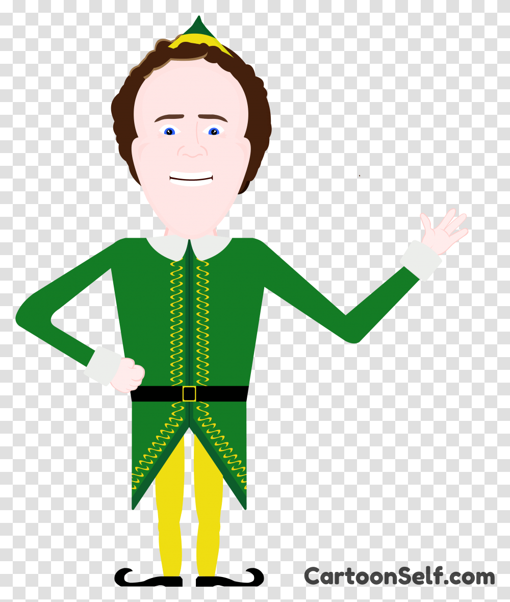 Buddy The Elf, Green, Sleeve, Apparel Transparent Png