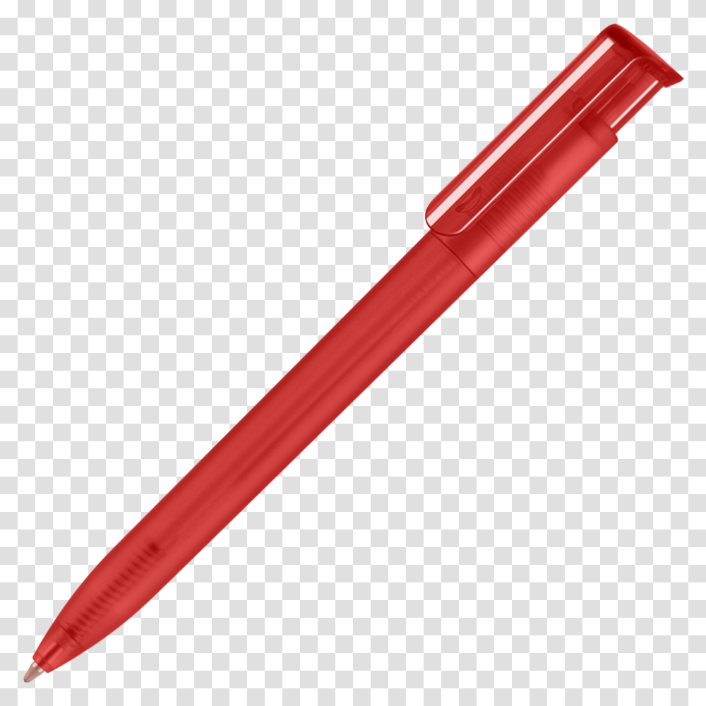 Budget Pen In Red Red Pen Clipart, Fountain Pen, Baseball Bat, Team Sport, Sports Transparent Png