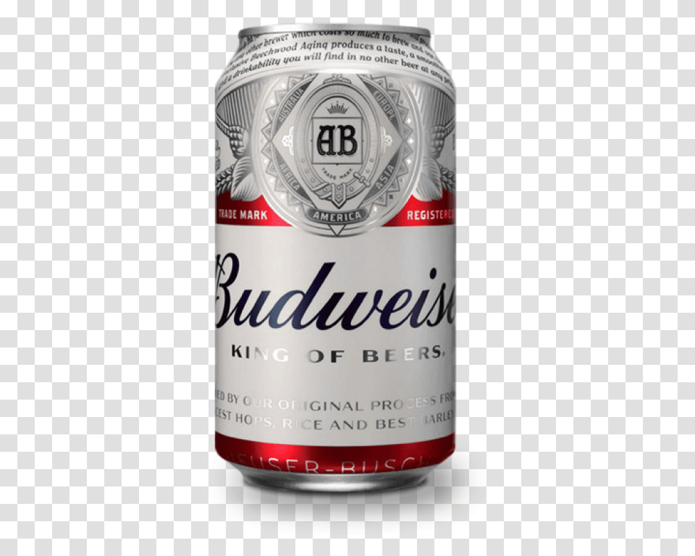 Budweiser America Can, Alcohol, Beverage, Drink, Beer Transparent Png