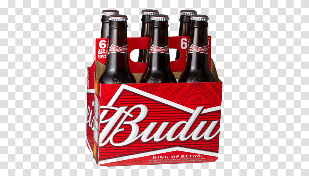 Budweiser Beer Bottle Pack, Alcohol, Beverage, Drink, Lager Transparent Png