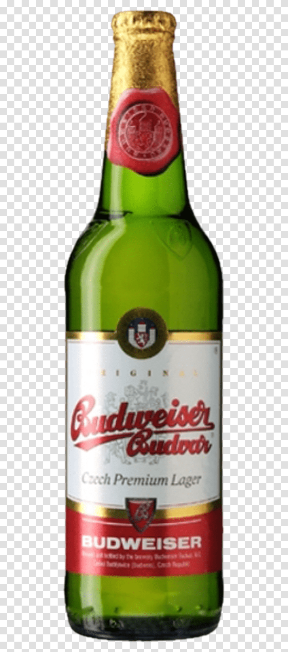 Budweiser Bottle Budweiser Budvar, Alcohol, Beverage, Wine, Beer Transparent Png
