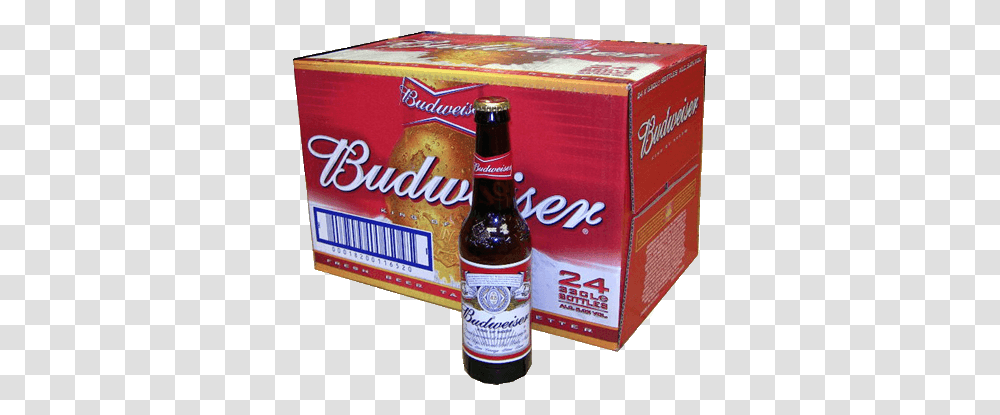 Budweiser Budweiser Beer Bottles 24 X 330ml, Alcohol, Beverage, Drink, Lager Transparent Png