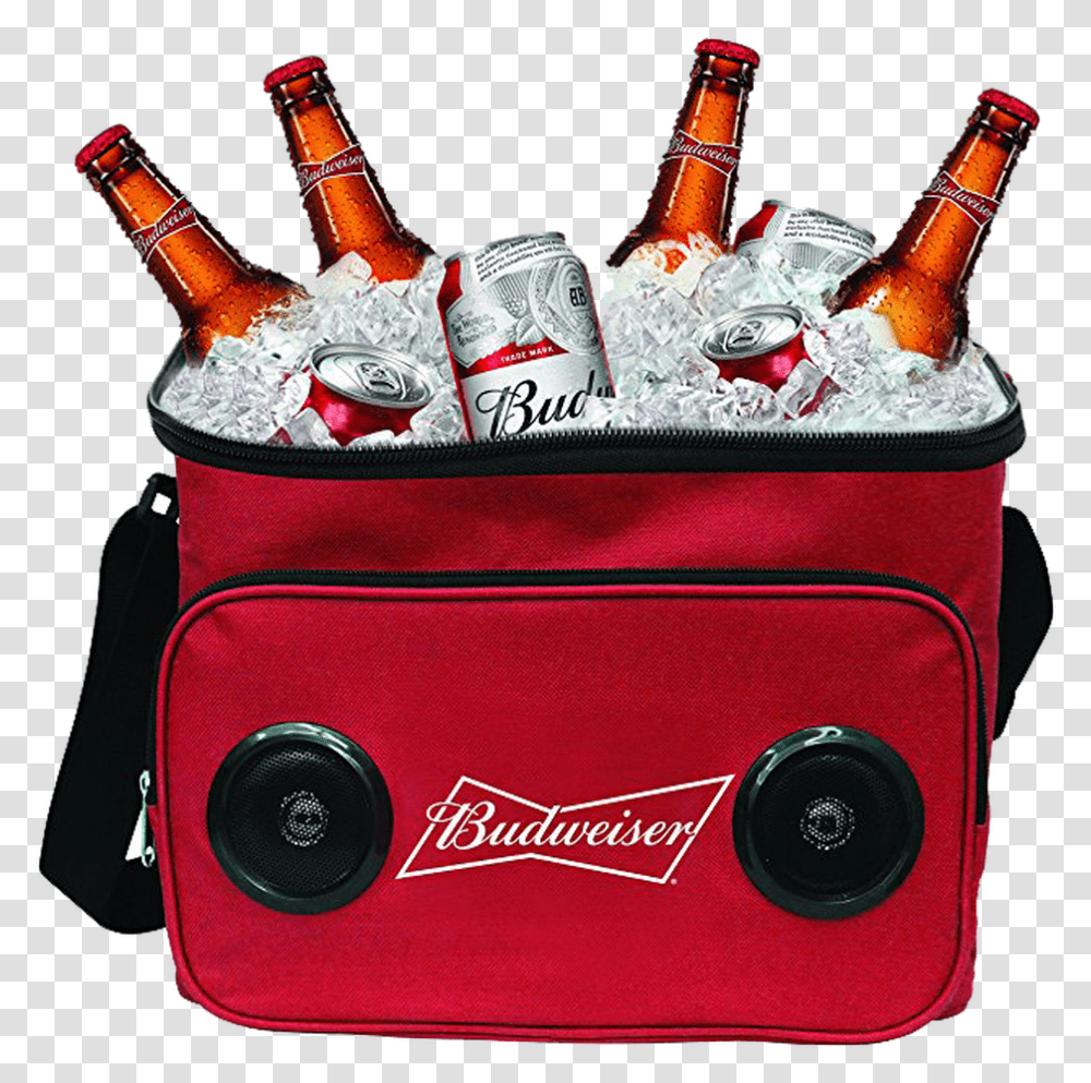 Budweiser Cooler Speaker Red Budweiser Bluetooth Cooler Speaker, Beverage, Drink, Alcohol, Beer Transparent Png
