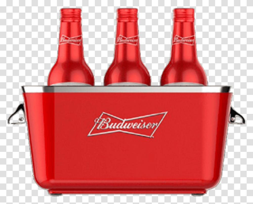 Budweiser Premium Bucket Ep Bud Store, Bottle, Beverage, Drink, Alcohol Transparent Png