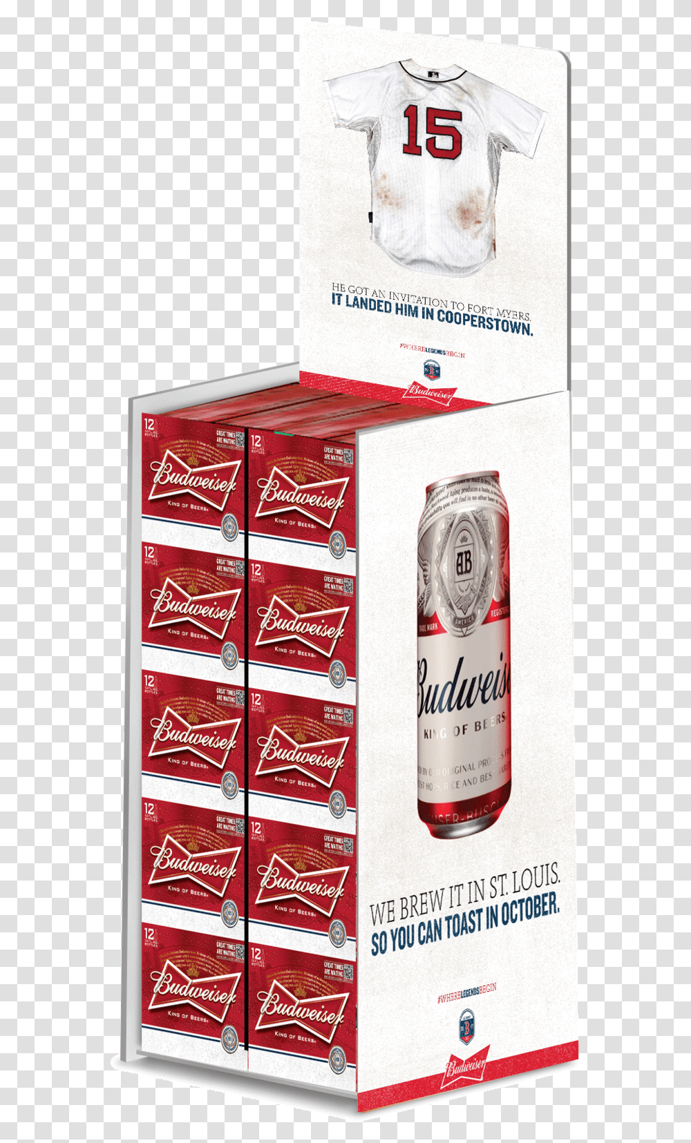 Budweiser Spring Case Stack, Tin, Alcohol, Beverage, Drink Transparent Png