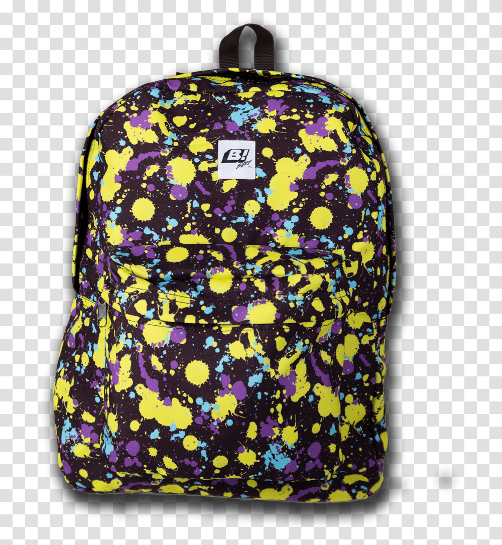 Buell Splatter Backpack Yellow Splatter Garment Bag Transparent Png