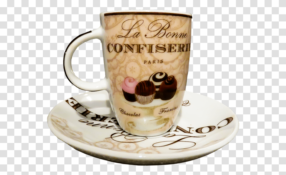 Buenos Das Caf Taza De Caf Beber Capuchino Dobro Utro Prvi Maj, Coffee Cup, Saucer, Pottery, Latte Transparent Png