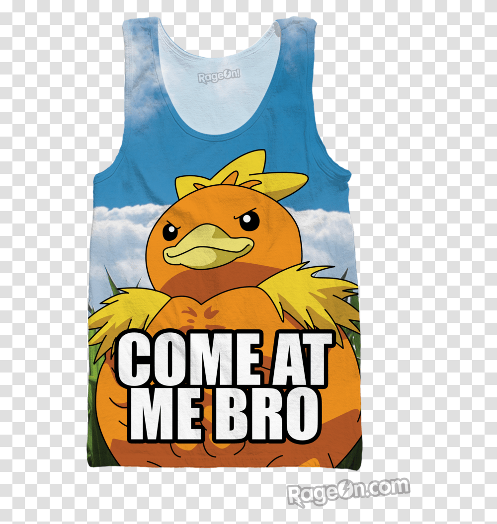 Buff Torchic Tank Top Being A God Meme, Clothing, Apparel, Poster, Advertisement Transparent Png
